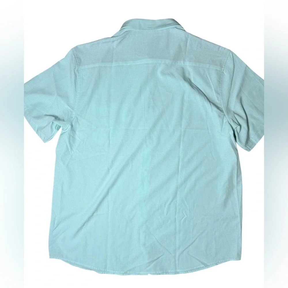 Men’s XL Mint Green Performance Button Down Shirt - Picture 4 of 5